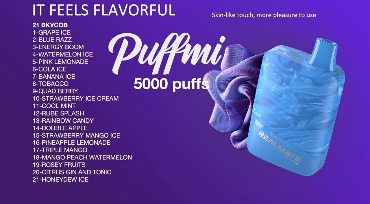 PUFFMI REALMATE 5000 ORIGINAL (Pink lemonade)