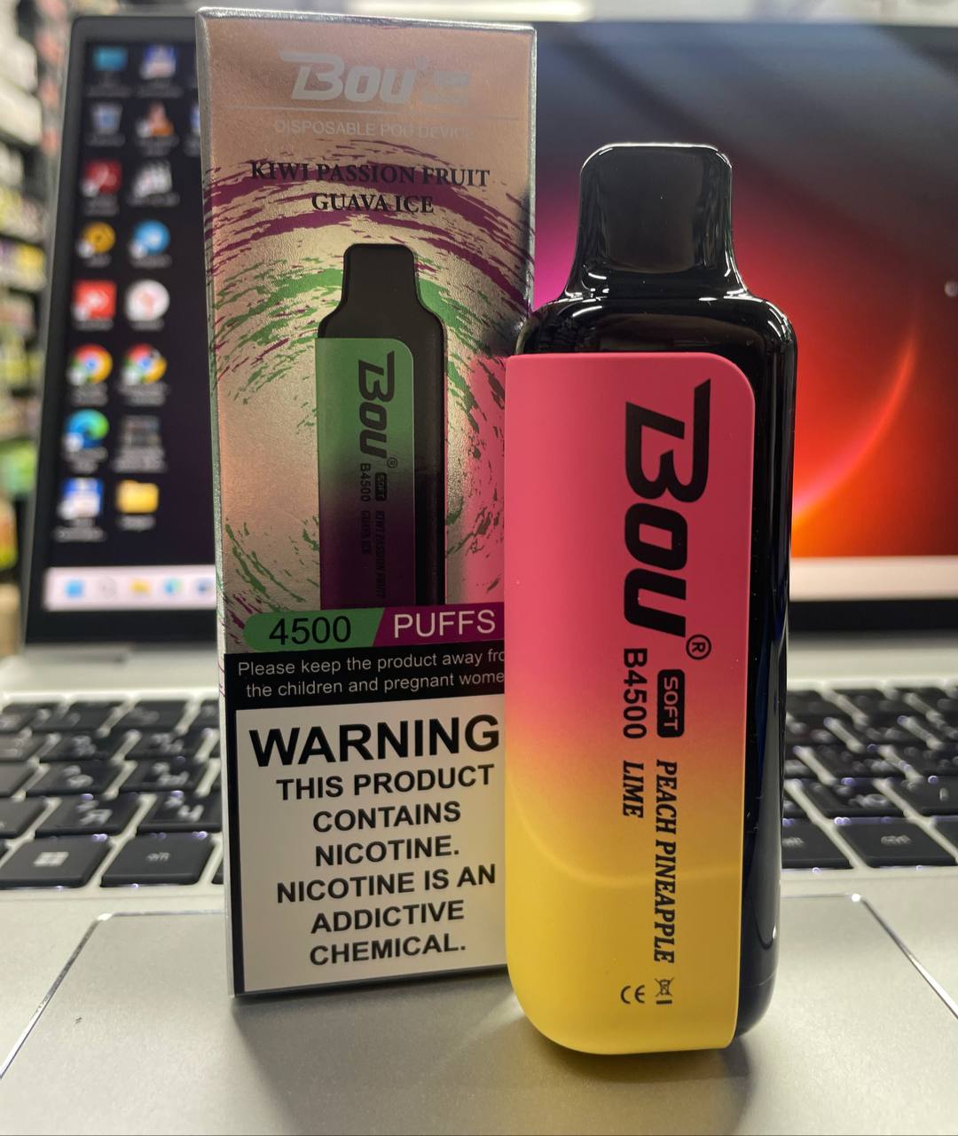 BOU Soft 4500 ORIGINAL (Peach pineapple lime)