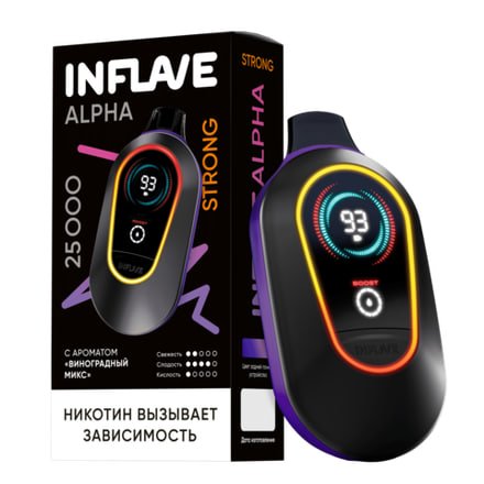INFLAVE ALPHA STRONG 25000 original (Холодная мята)