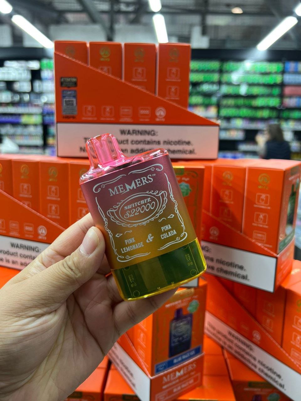Memers Vape S 22000 Original (Peach mango watermelon)