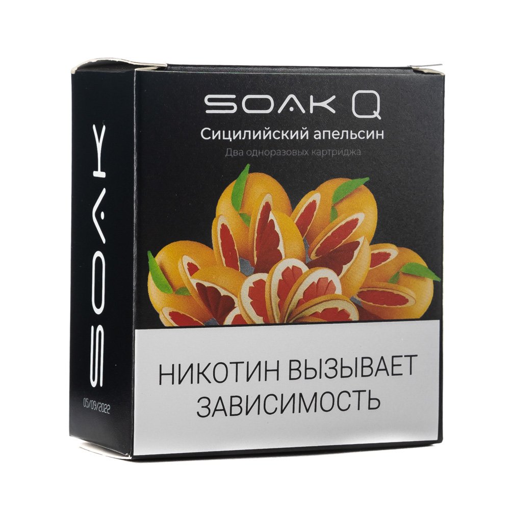 SOAK Q картриджи (2шт) 1500 Original (Кремовый ром)