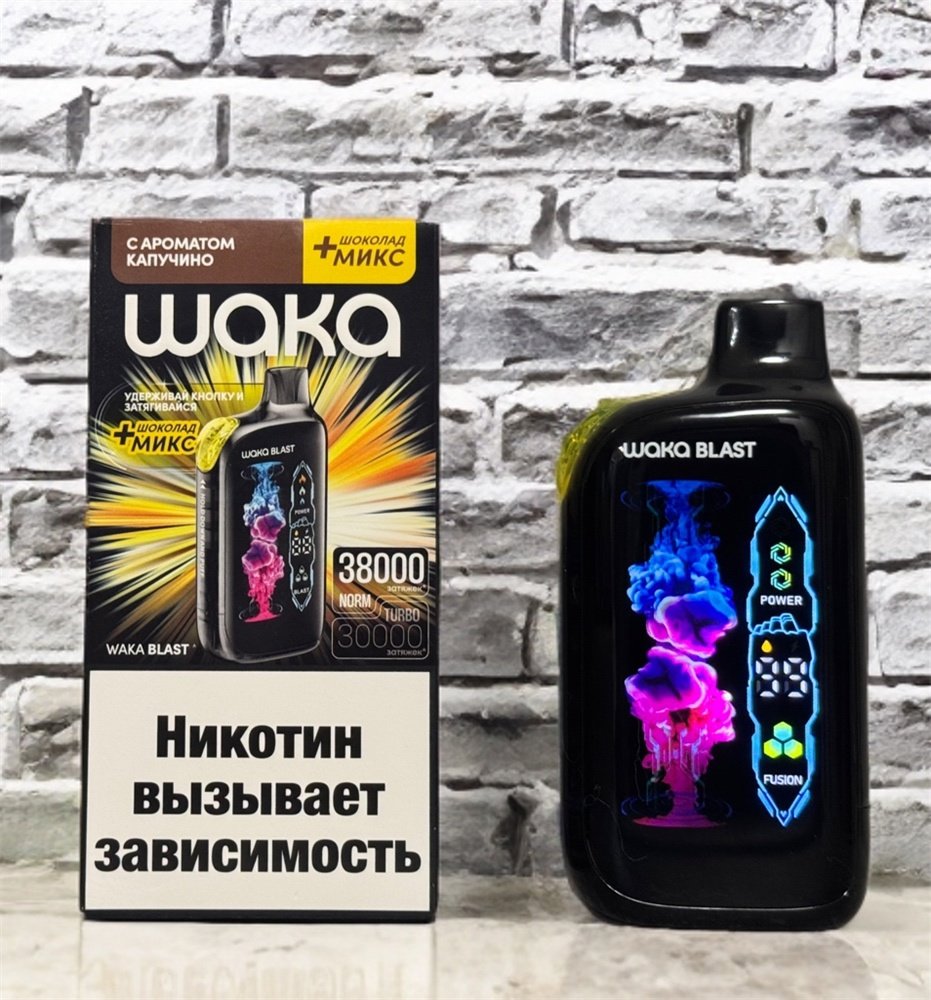 WAKA BLAST 38000 Original (Лимон лайм ментол)