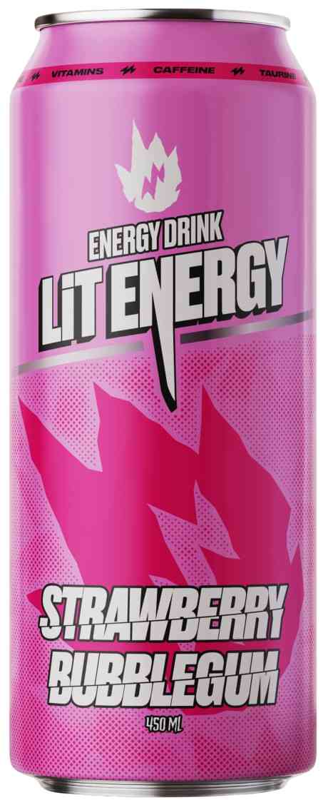 LIT ENERGY (Лит Энерджи) Strawberry Bubblegum (Клубничная жвачка)